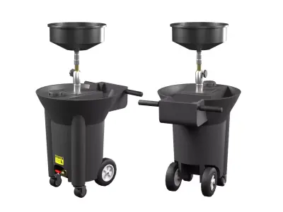 Waste Oil Drain Low-poly 3D model