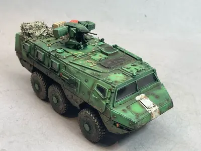 VAB MK3 6x6 Armored Vehicle 3D Printable Model 3D print model