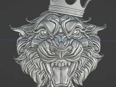 LION KING PENDANT 3D model