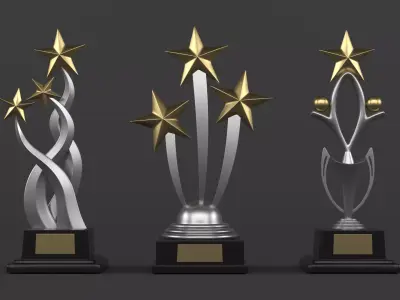 Trophy Cups 3D model 126