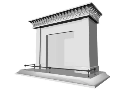 Fireplace 06 3D model