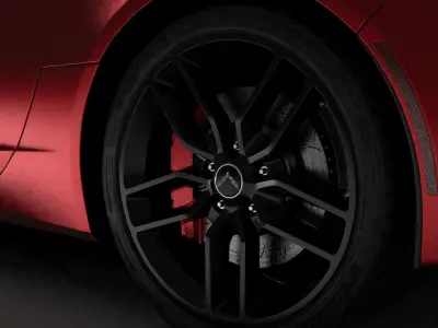 car fully modeled Low-poly 3D model