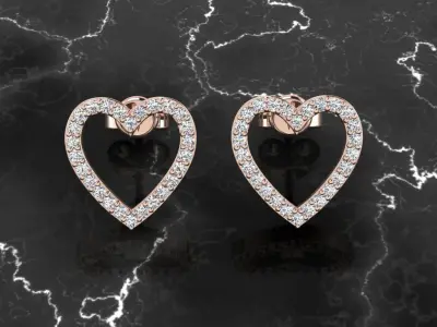 Jewelry Earring 3D print model