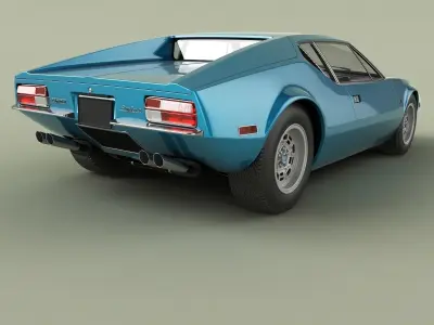 De Tomaso Pantera 1972 3D model