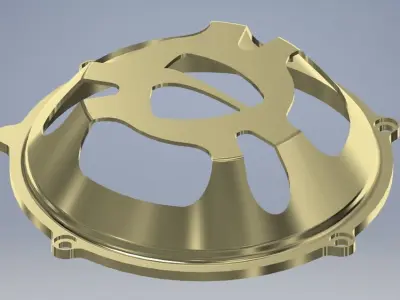 Clutch cover Italian MOTORSPORT 3D print model