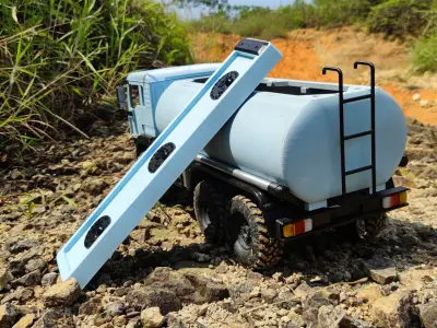 Crawler TGA Fuel Carrier Trx6 - 1-10 RC body attachment 3D print model