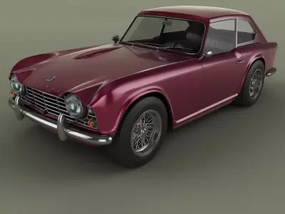 of Triumph GTR4 Dove  3D model