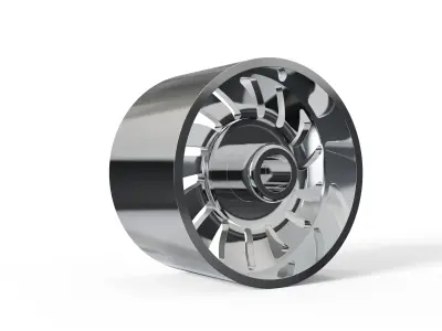 REAR forgiato Turbinata DURO DUALLY WHEEL 3D print model