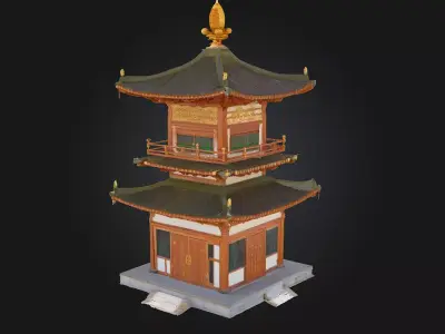 Pagoda Harmony 3D model