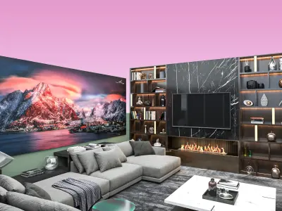 Modern Interior Style 3D model
