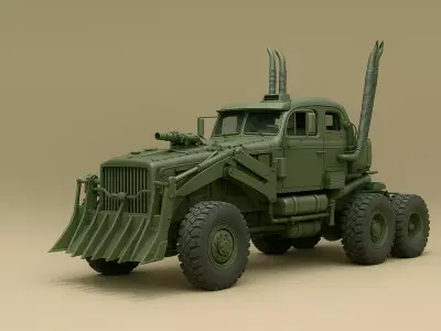 MAD MAX TRUCK FOR 3D PRINTING 3D model