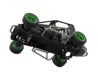 Pavement Midget car Scale 1 to 25 3D print model