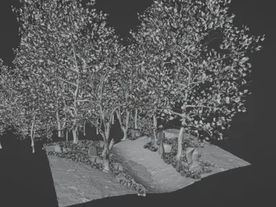 Autumn Forest Free 3D model