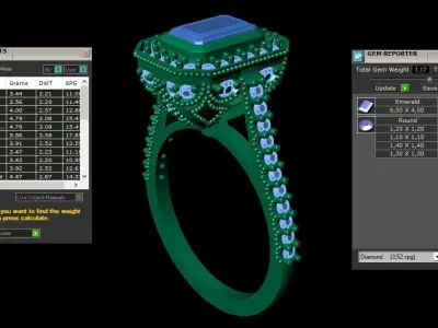 ring code 141 3D print model