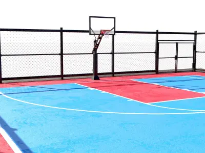Basketball Court 3D model 2