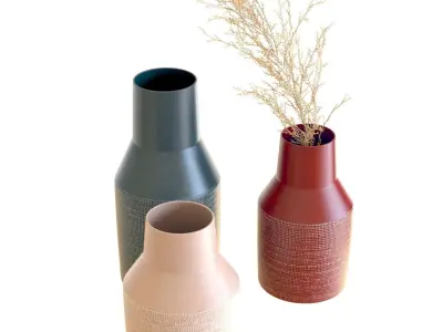 Crate and Barrel Lemont Vases 3D model