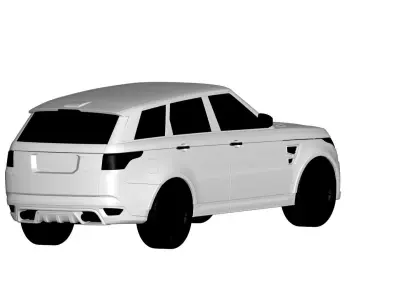 range rover 3D model purchase