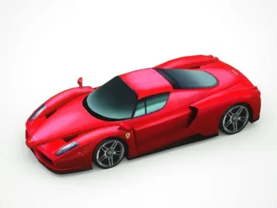 Ferrari Enzo 2004 Low-poly 3D model