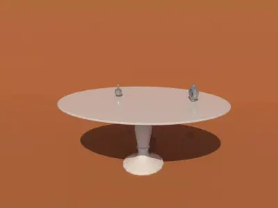 Simple table Free low-poly 3D model