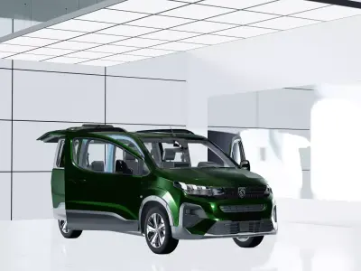 Peugeot e-Rifter 2024 3D model