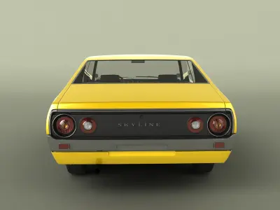 Datsun Skyline 240K GT 3D model