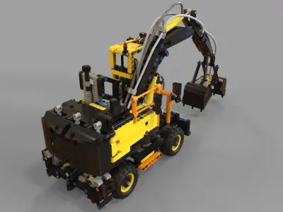 Lego loader 3D model