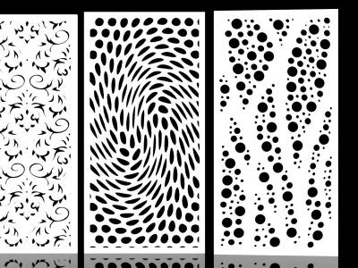 3d model and vector file of cnc partation home 3D model