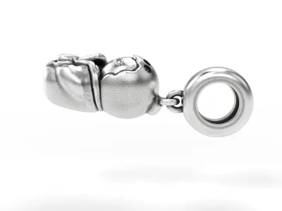 Geisha Charm with Gems 3D print model