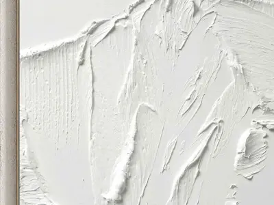 Plaster Two Photo Frame 125 Low-poly 3D model