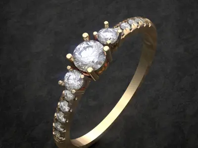 Finger Rings collection printable 3D print model