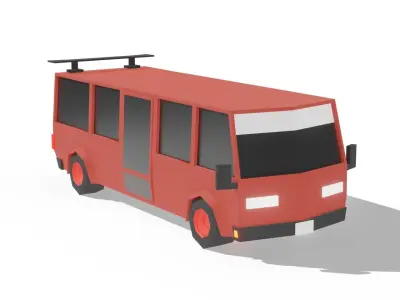 11 Low-Poly Cars for Games and Animations Low-poly 3D model