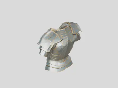 Knight Armor Medieval Low-poly 3D model