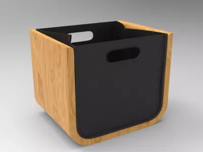 U-Board Newspaper Tidy Low-poly 3D model