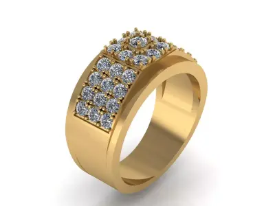 Man Wedding Ring 3D print model buy