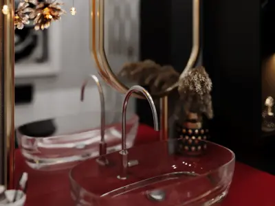 Modern Luxury Bathroom 3D model