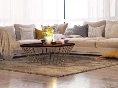 sofa  corner set 3D model