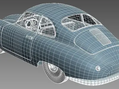 Porsche 356 3D model from CGTrader