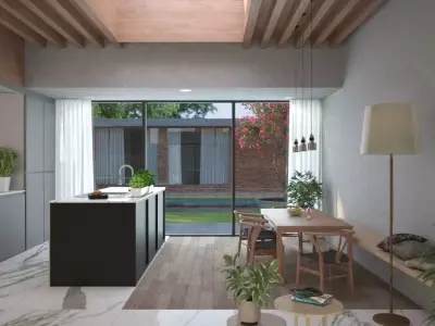 interior kitchen 3D model