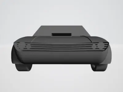 gangster car Free 3D print model