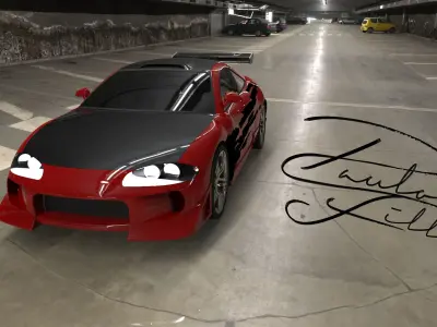 Eclipse Fast and Furious 3D model