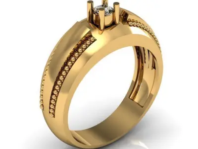 man ring 3D print model