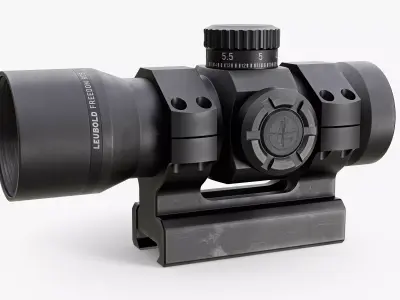 LEUBOLD RDS Weapon Sight Low-poly 3D model