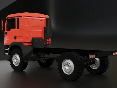 MAN TGM 13 290 Single Cab 3D model