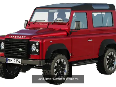 HQ SUV collection  3D Model Pack