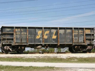  G1 Phosphate Gondola HO and N Scale Freight Car 3D print model