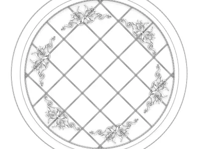 Decorative Rosette 3D model