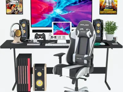 Gaming Room 2 3D model