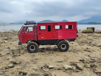 Crawler G900 4x4 Expedition Suite - 1-10 RC body attachment 3D print model