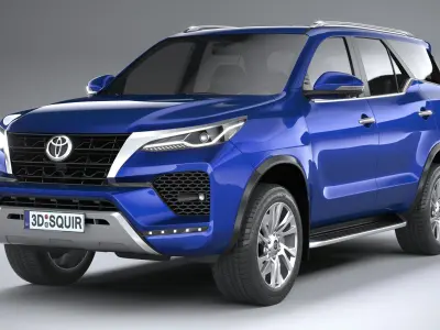Toyota Fortuner v2 2021 3D model