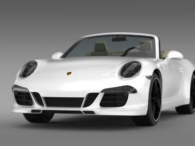 Porsche 911 Exclusive Cabrio 3D model